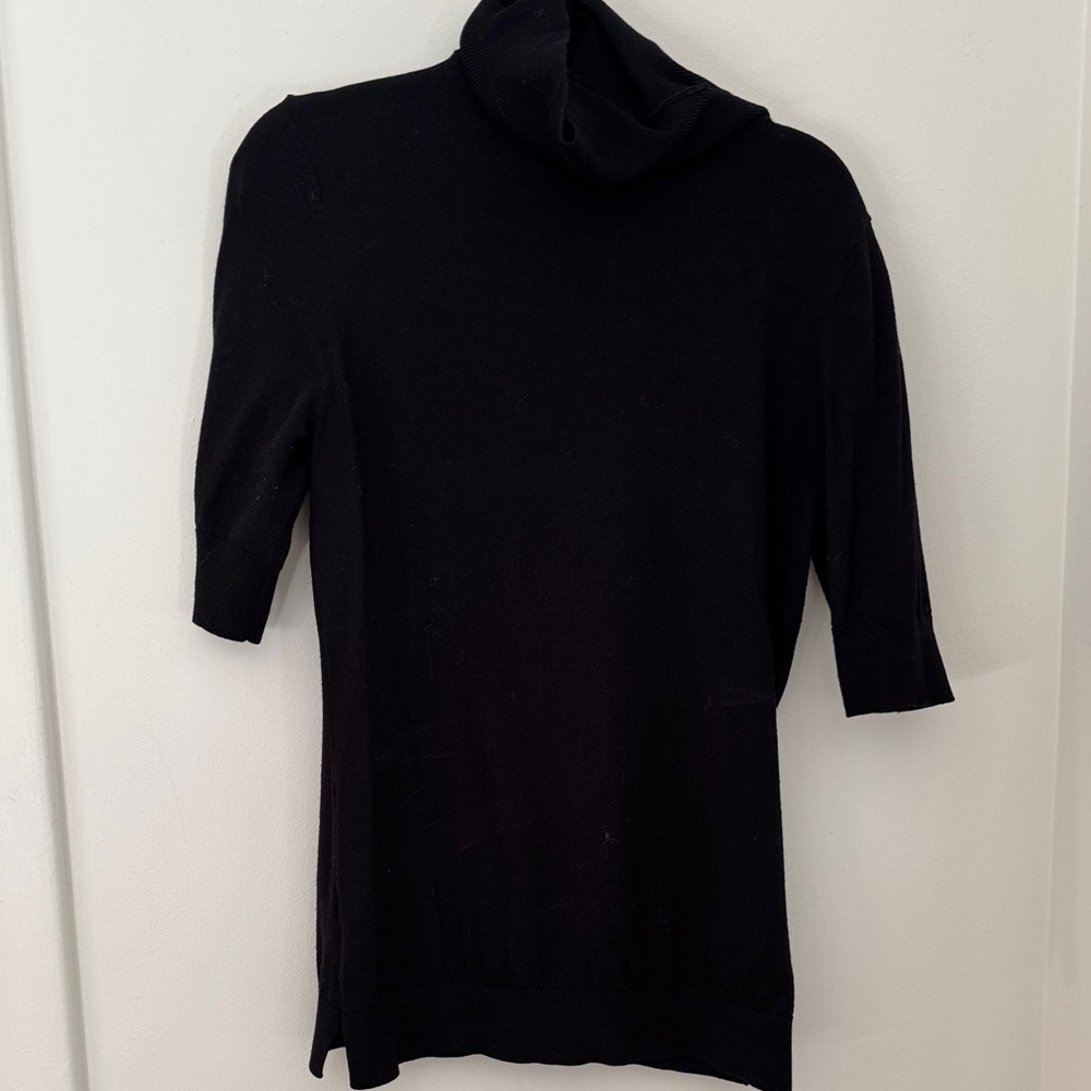 Black Turtleneck Sweater